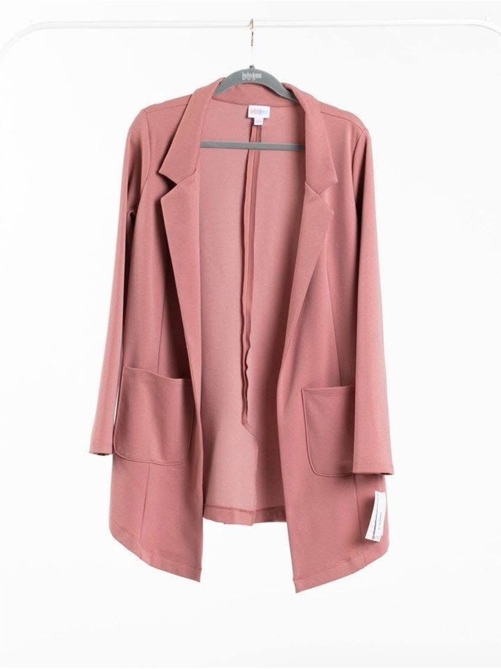 LuLaRoe Gwen Dusty Rose Open Front Blazer